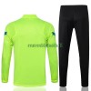 Inter Milan Ensemble Sweat d'Entraînement Quarter-Zip 21-22 Verte Pour Homme